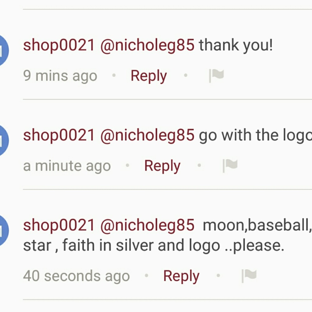 Custom listing for SHOP0021